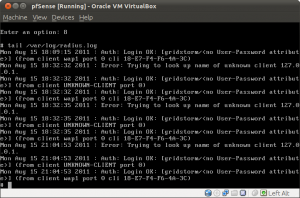 pfsense radius log details