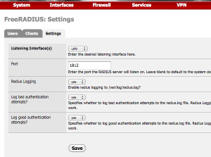 pfsense settings tab